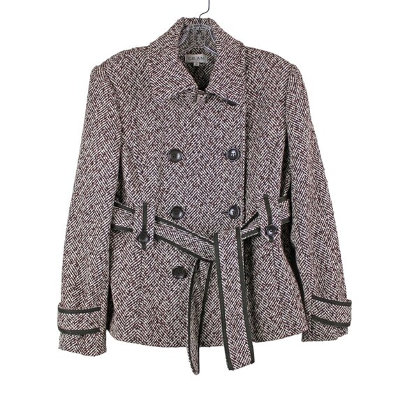 Gilani Double-breasted Tweed Jacket - Picture 2 of 16